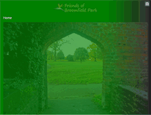 Tablet Screenshot of friendsofbroomfieldpark.org